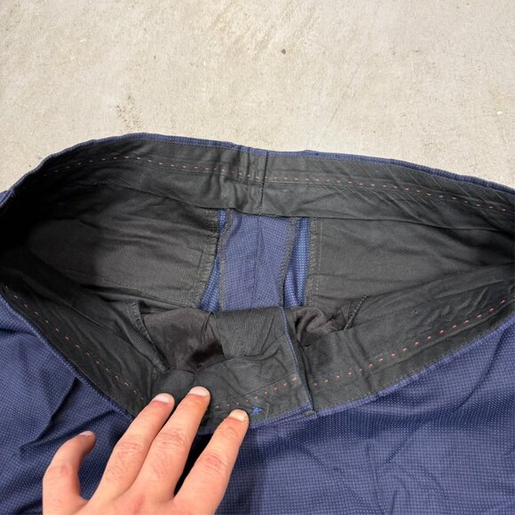 Hugo Boss Suit 2pc Nailhead 100s Wool Blue "C-Jays1" 42 S 34x23 - Picture 15 of 16